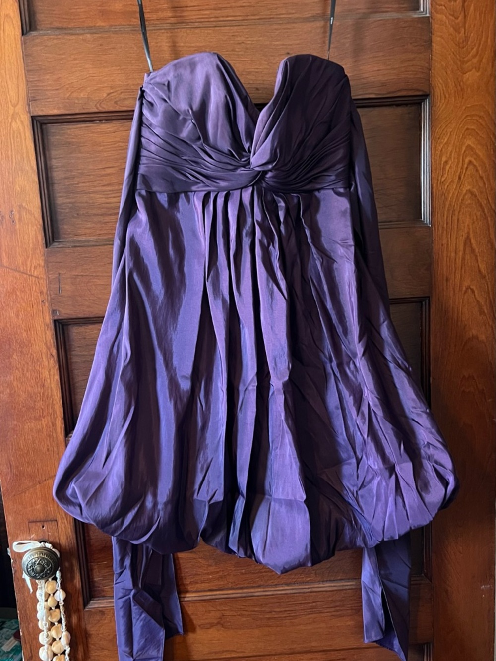 Watters & Watters Too Strapless Purple Formal Dress